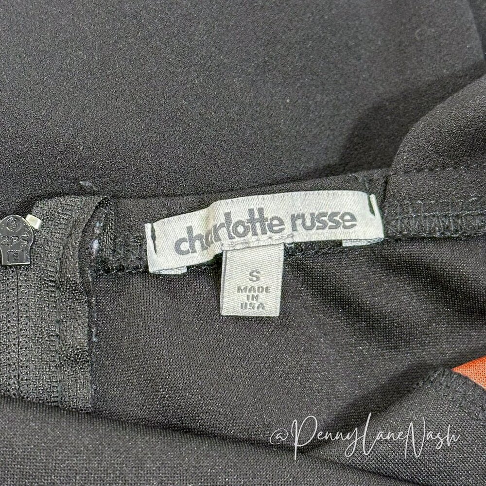Charlotte Russe Sleeveless Side Striped Jumpsuit Black - Picture 7 of 11